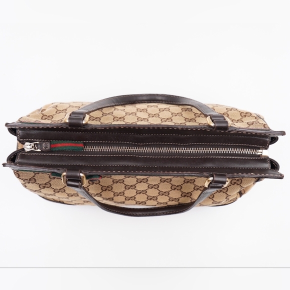 ❌️❌️SOLD❌️❌️CB18 ❤️ Gucci GG Canvas Mayfair Tote - Picture 12 of 15